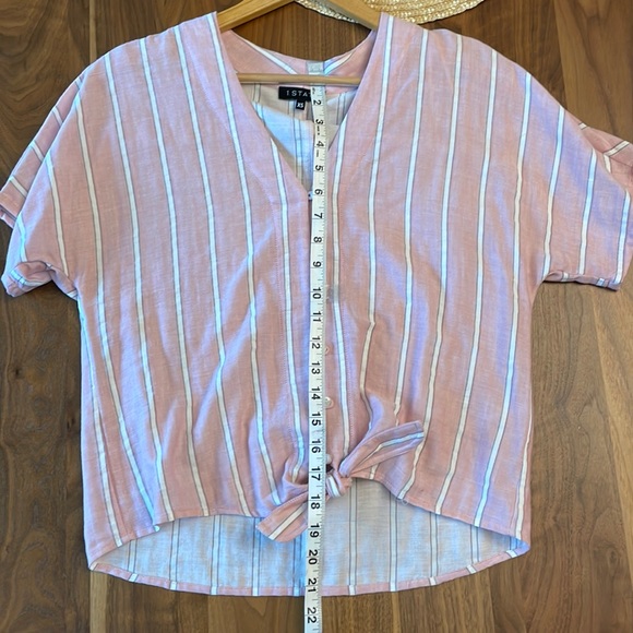 1 State Tie Front Blouse Size XS - Picture 3 of 5